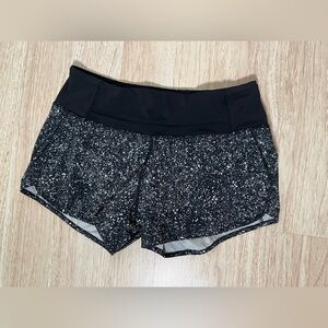 LululemonWomen's Black Speckled Shorts